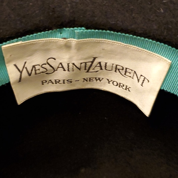 Vintage Yves Saint Laurent bohemian floppy hat